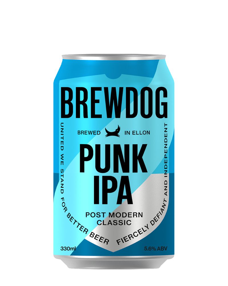 Cerveza artesanal BREWDOG lata punk (330  ml)