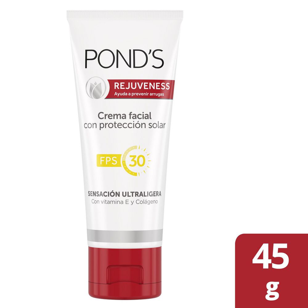 Crema facial PONDS con protección solar FPS 30 (45  gr)