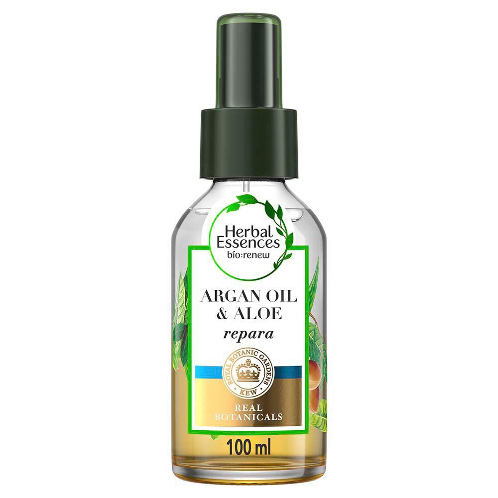 Mezcla de aceite para cabello HERBAL ESSENCES BIO RENEW aceite de argán & aloe serum (100  ml)