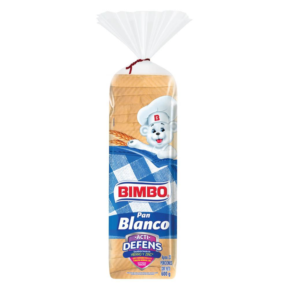 Pan Tajado BIMBO Blanco Actidefensis (600  gr) img #1