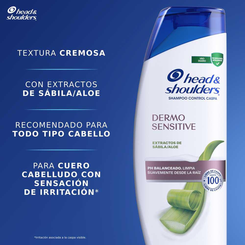 Shampoo H&S dermo sensitive extracto de sábila (555  ml) img #5