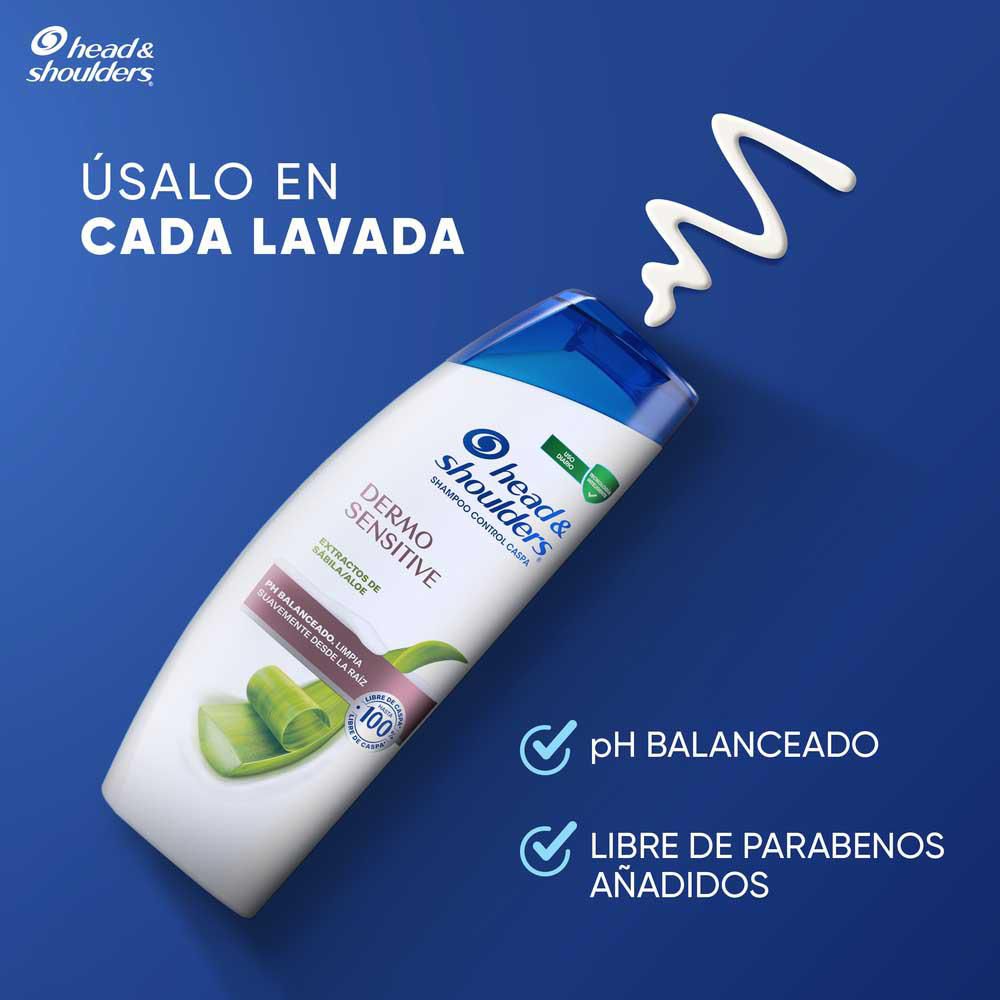 Shampoo H&S dermo sensitive extracto de sábila (555  ml) img #6