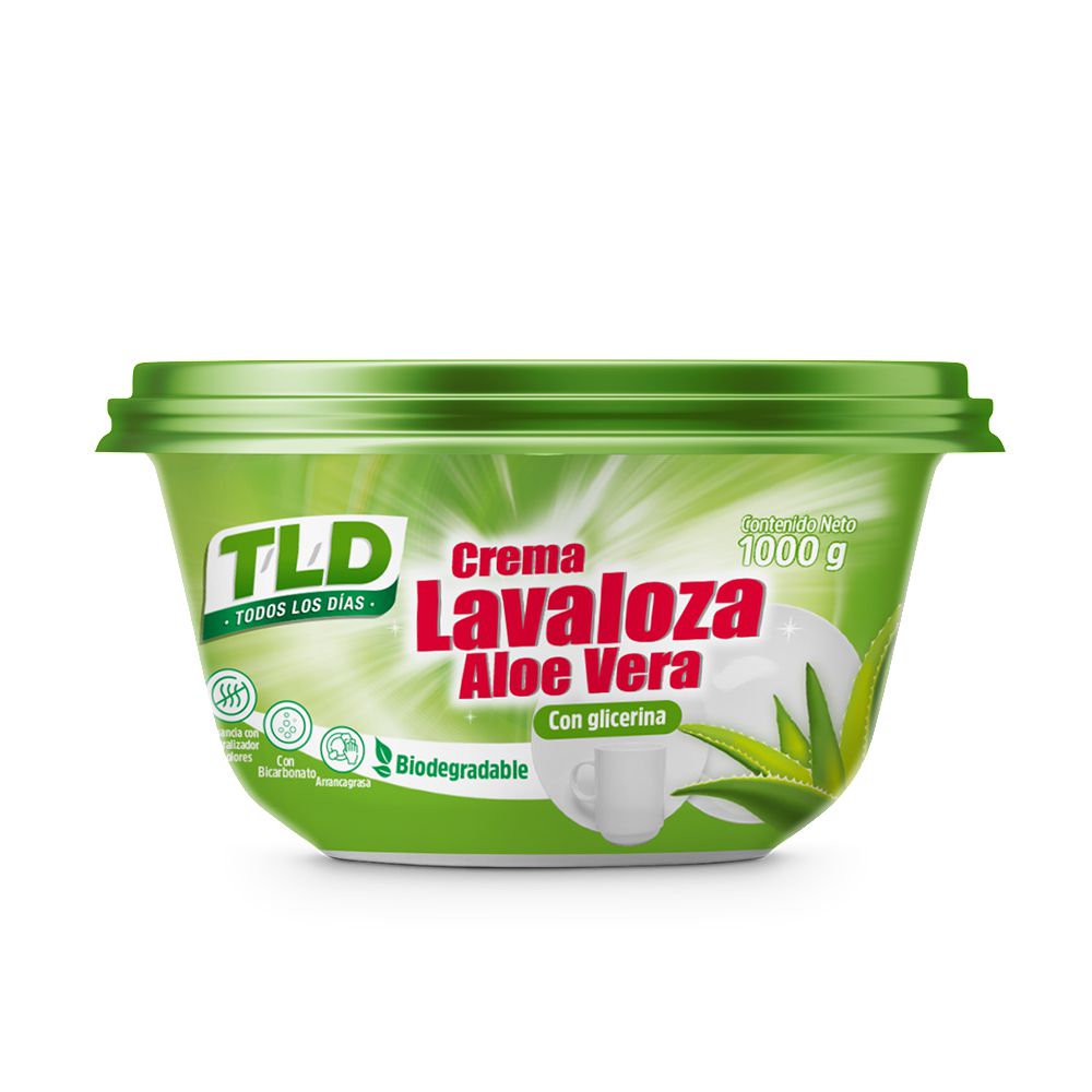 Lavaloza  T/L/D TODOS LOS DIAS Con Glicerina y Aloe Vera (1000  gr)