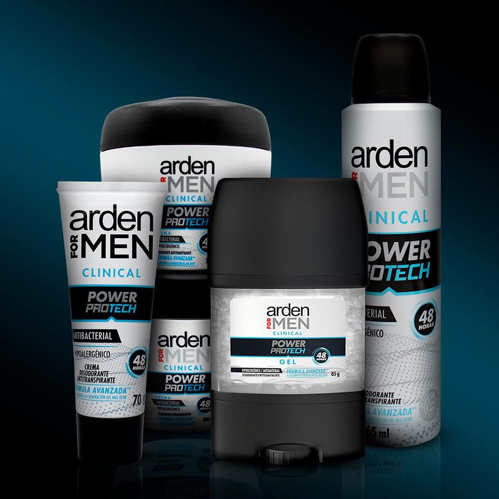 Desodorante ARDEN FOR MEN Gel power protech x 2und (170  gr) img #4