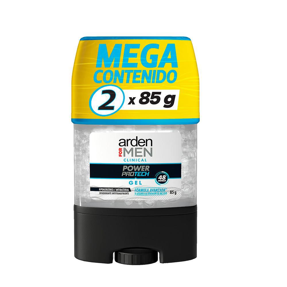 Desodorante ARDEN FOR MEN Gel power protech x 2und (170  gr) img #5