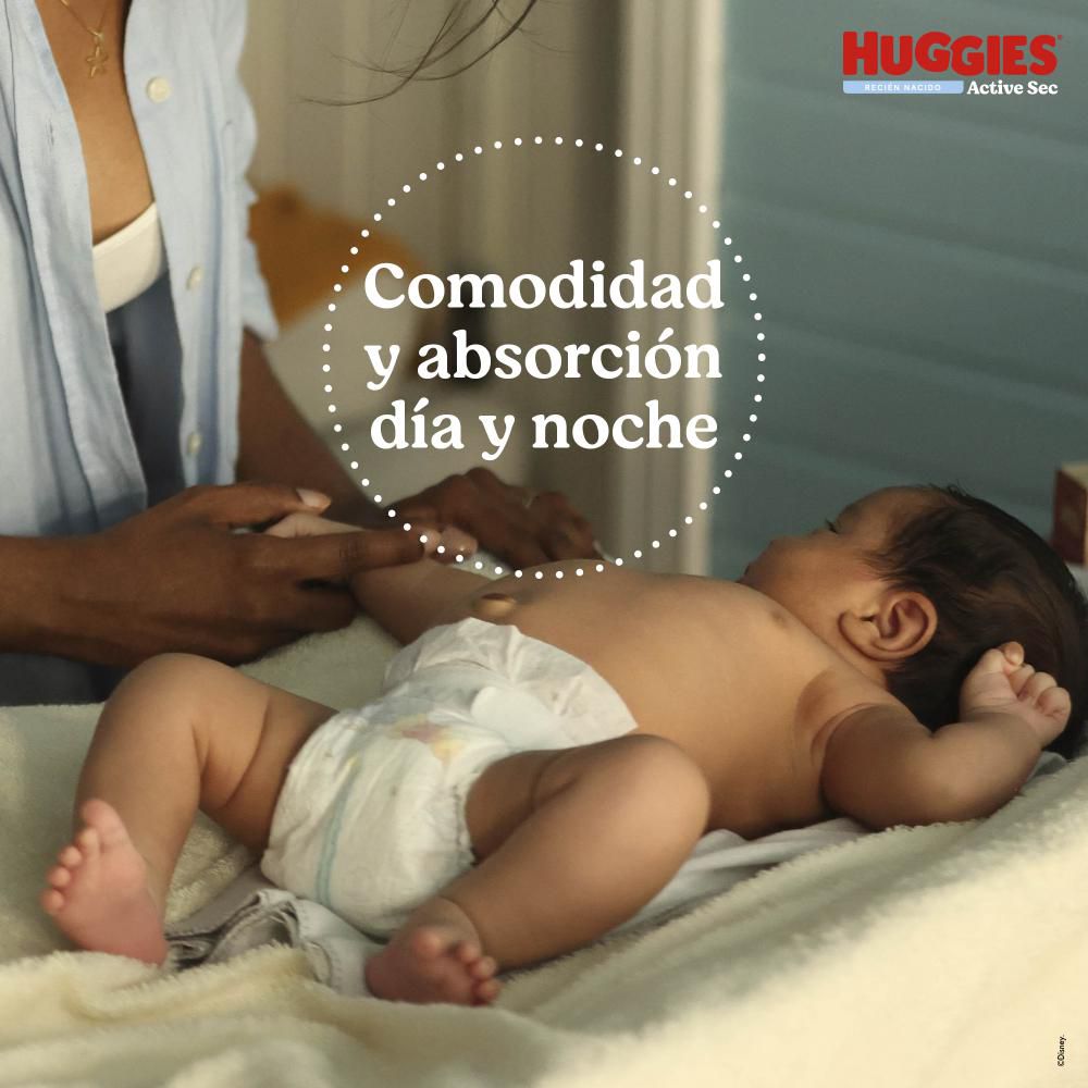 Pañales HUGGIES active sec 1  P (25  und) img #4