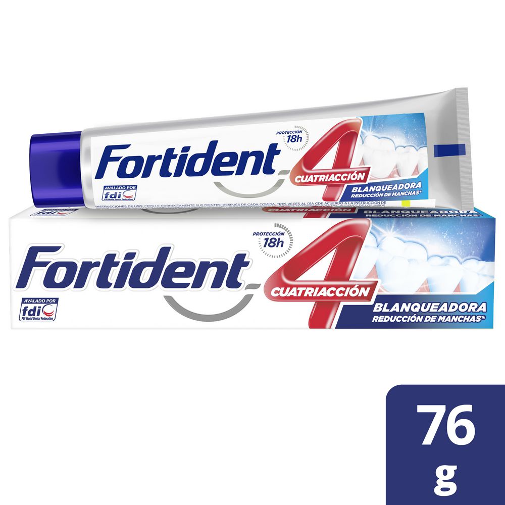 Crema Dental FORTIDENT Blanqueadora (76  mm) img #1