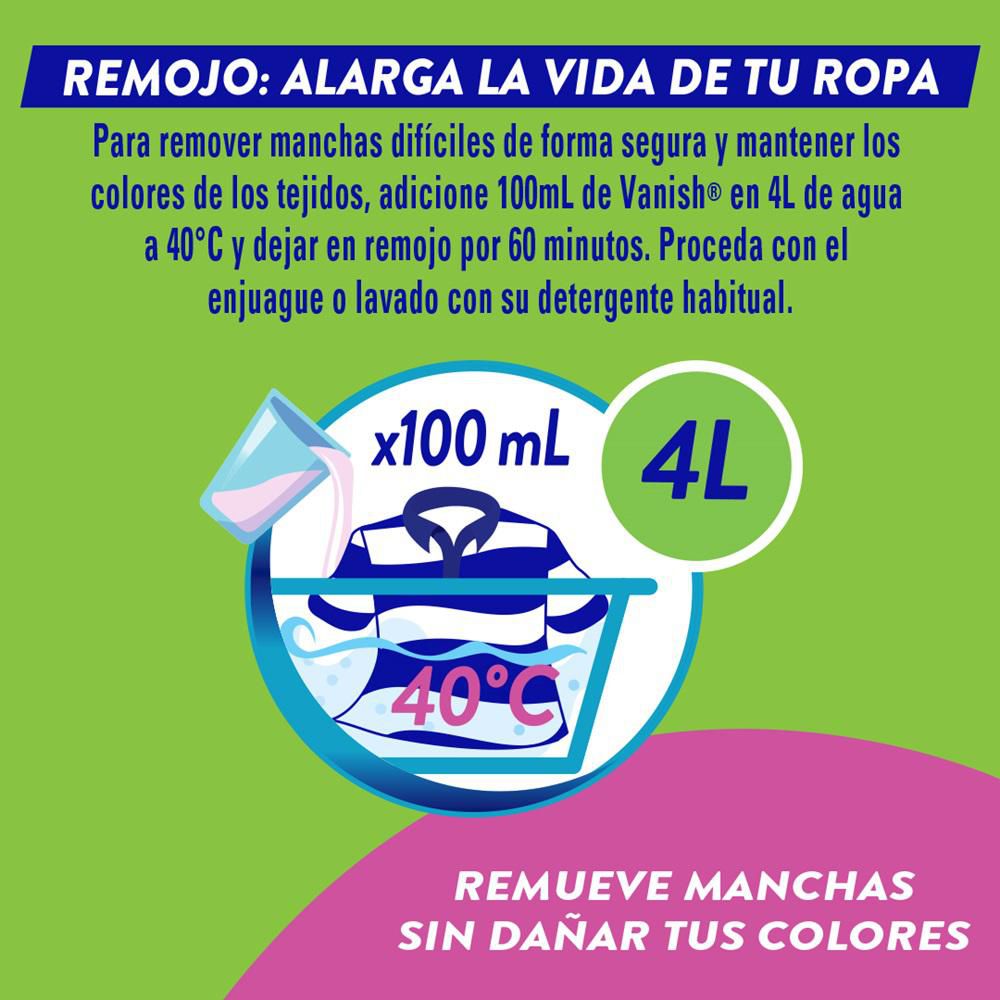 Quitamanchas VANISH líquido (1800  ml) img #4