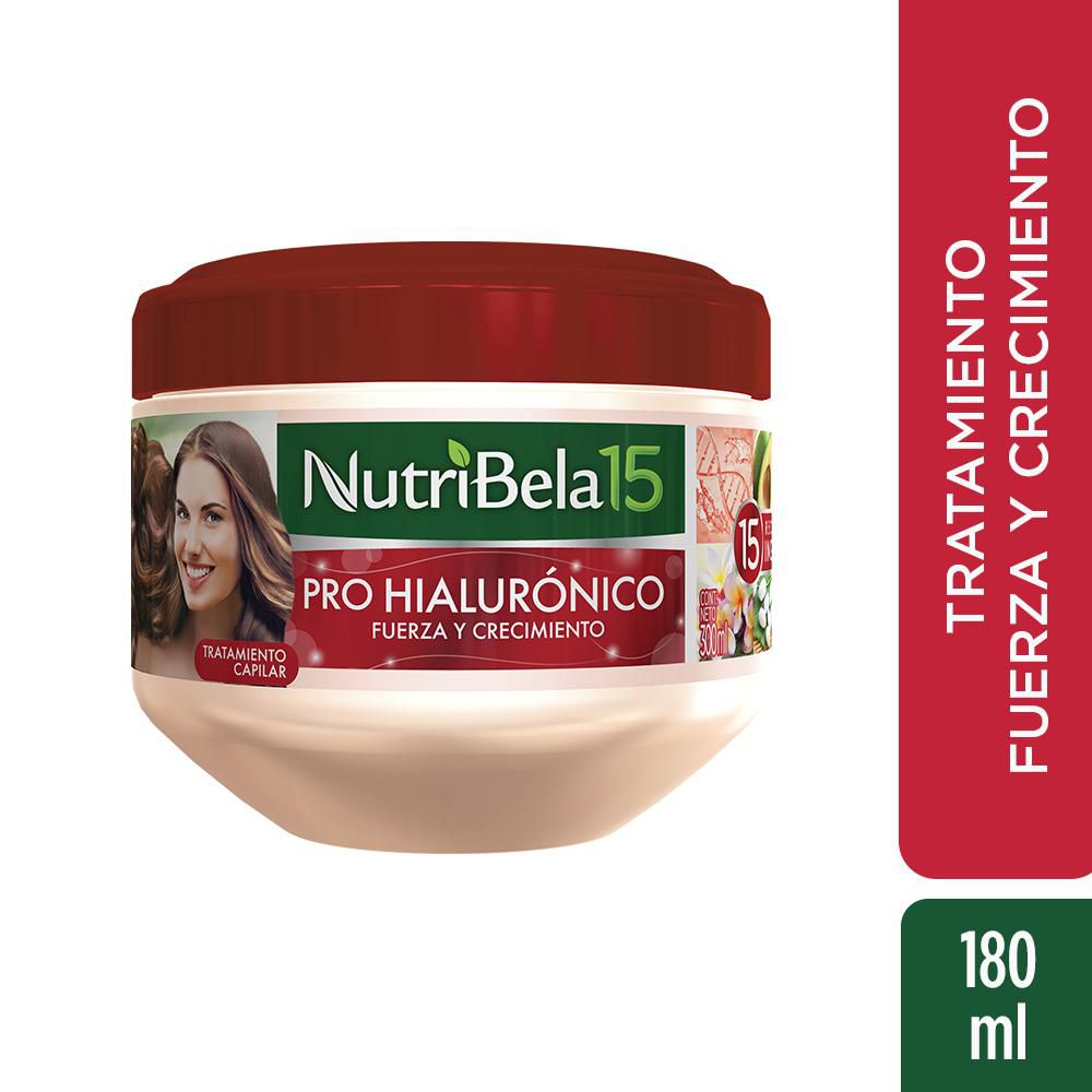 Tratamiento capilar NUTRIBELA hialurónico fuerza y crecimiento (300  ml)