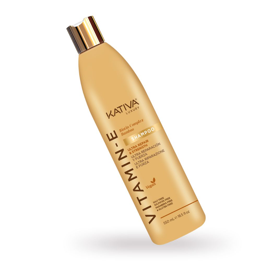 Shampoo KATIVA reparación y fuerza vitamina E (550  ml) img #4