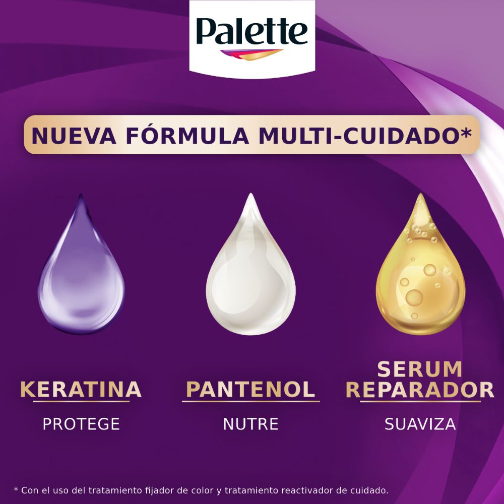 Tinte para cabello PALETTE color creme chocolate mocca (2  und) img #3