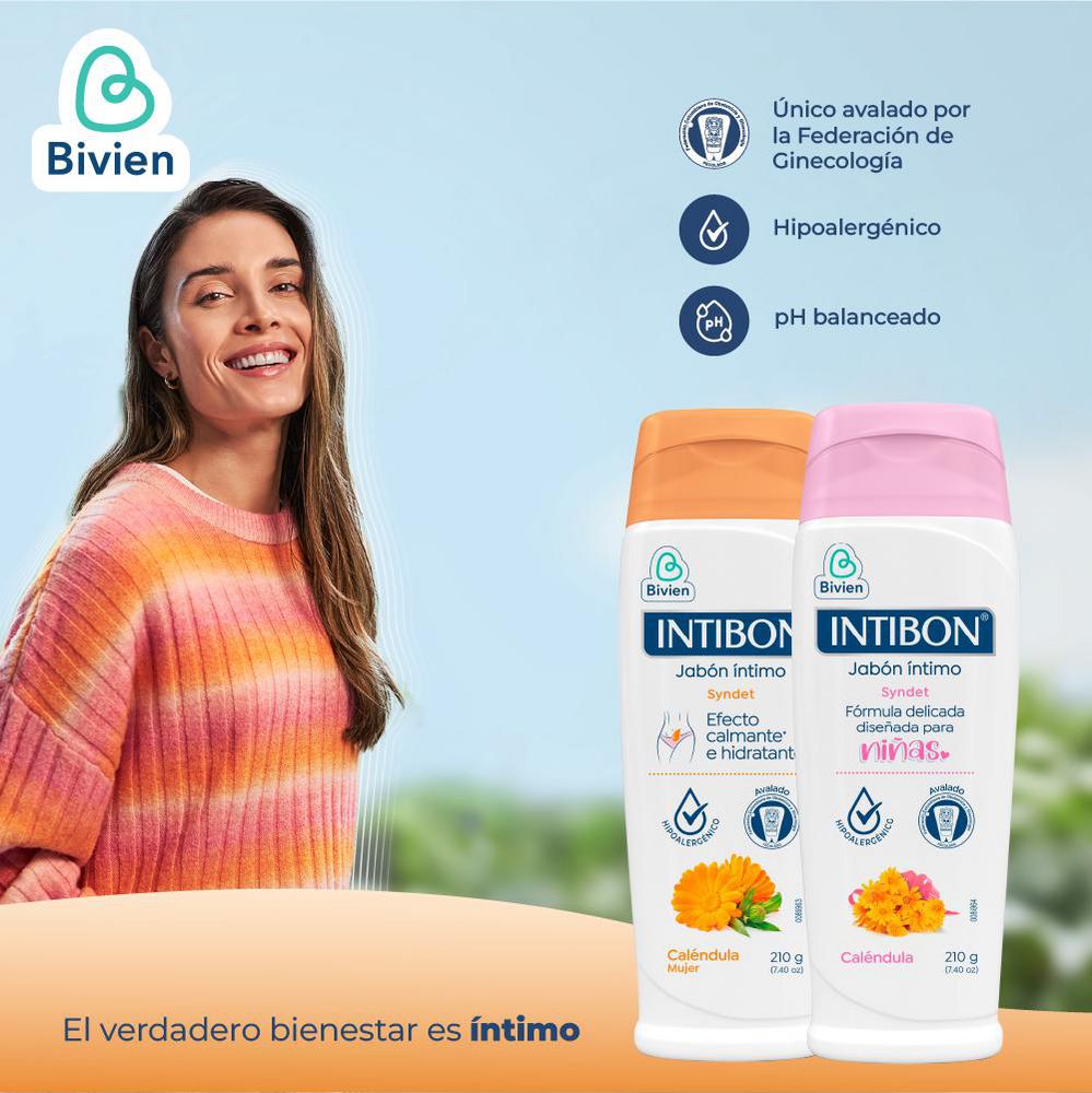 Jabón íntimo INTIBON caléndula mujer (420  ml) img #4