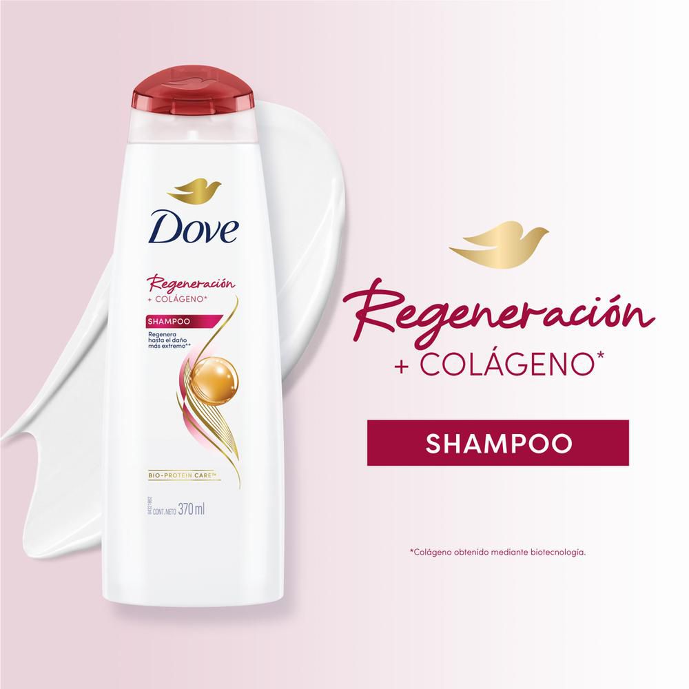 Shampoo DOVE regeneración extrema (370  ml) img #2