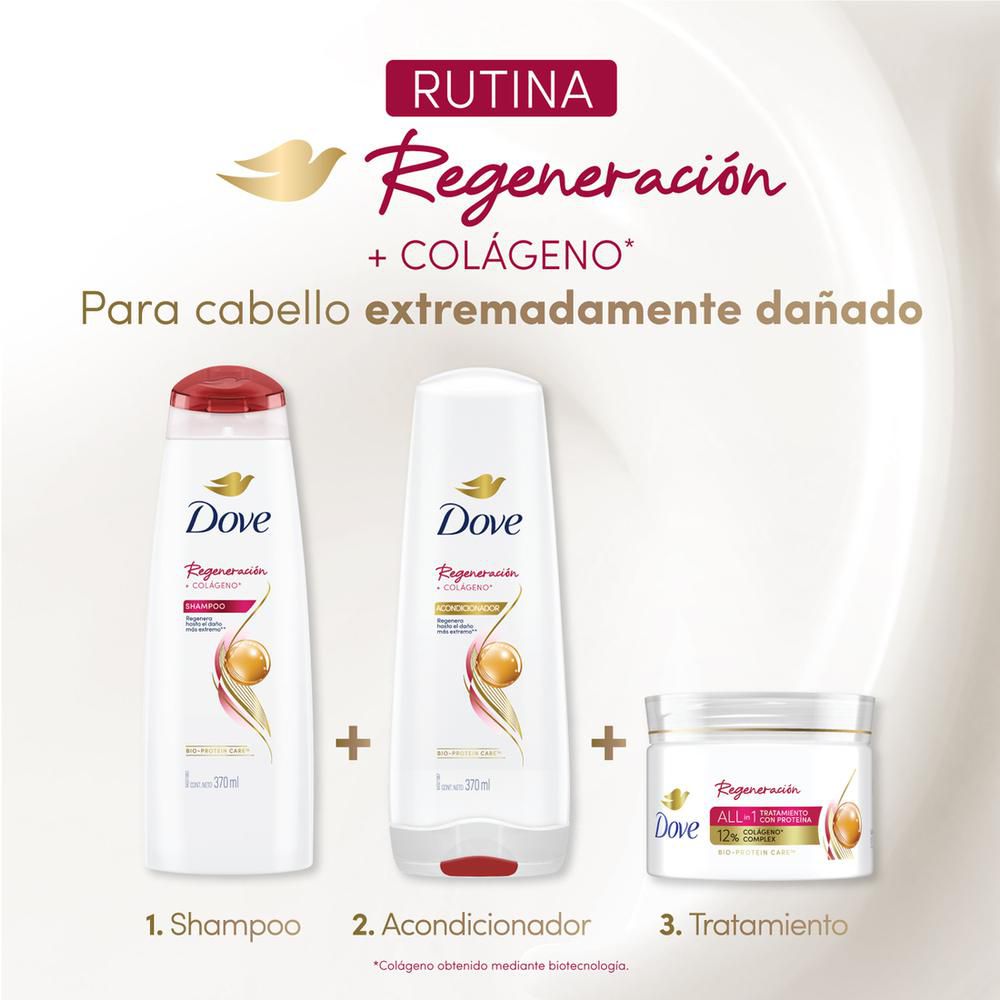 Shampoo DOVE regeneración extrema (370  ml) img #5