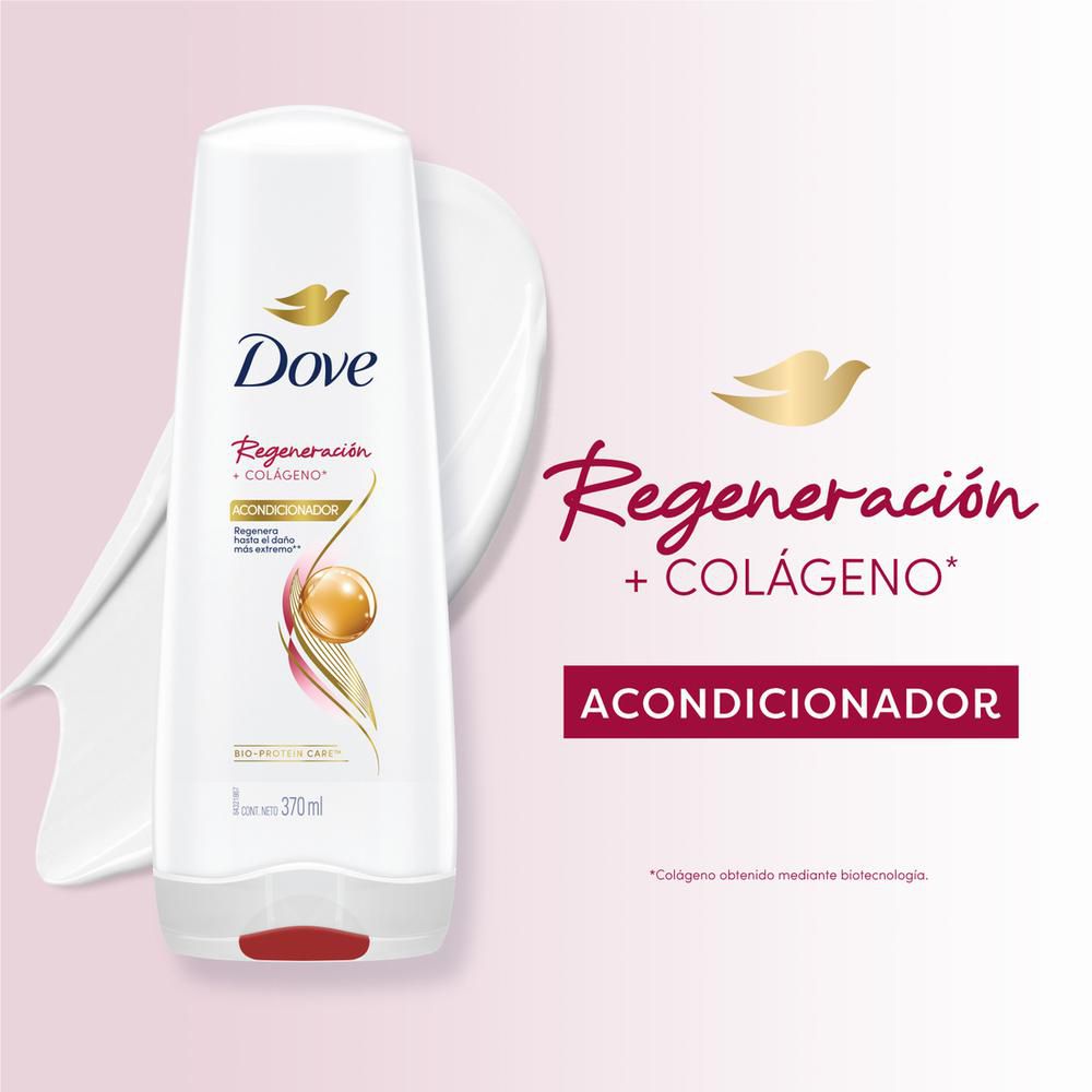 Acondicionador DOVE regeneración extrema colágeno (370  ml) img #2