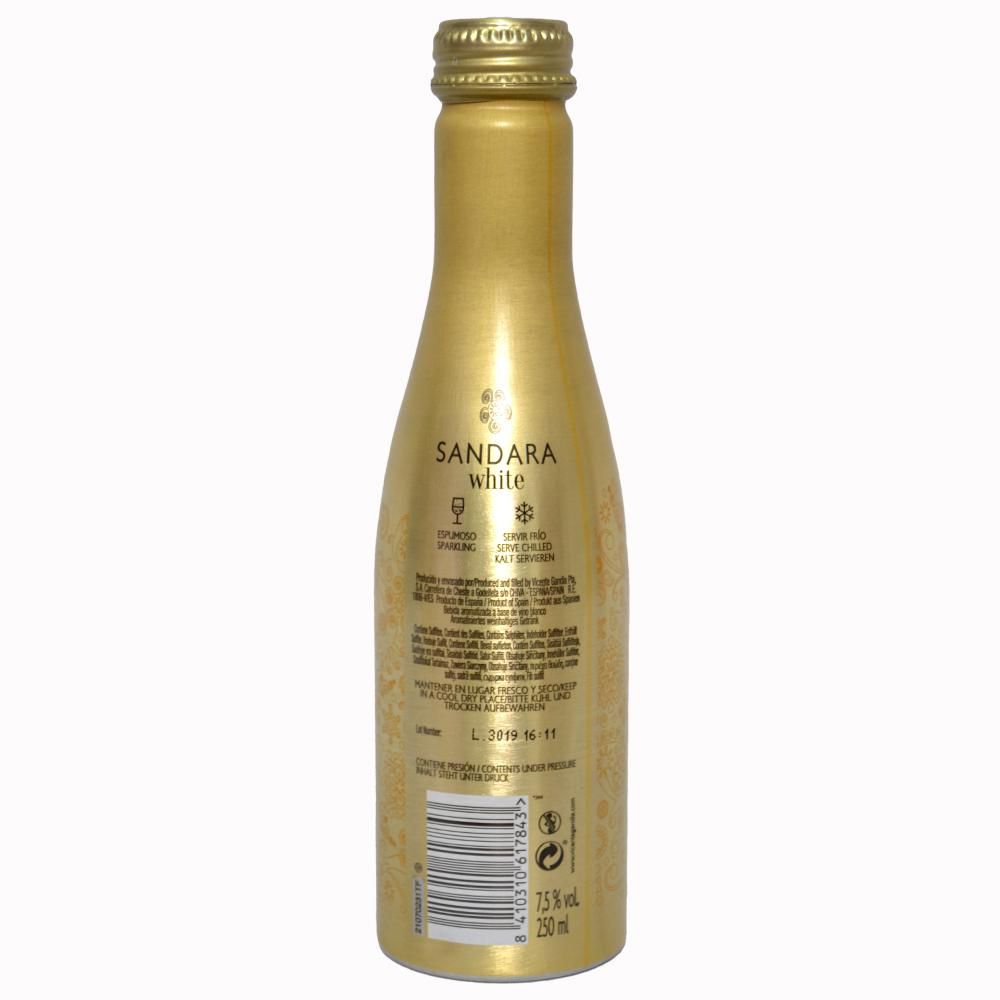 Vino espumoso SANDARA blanco frizante Sauvignon Blanc (250  ml) img #2