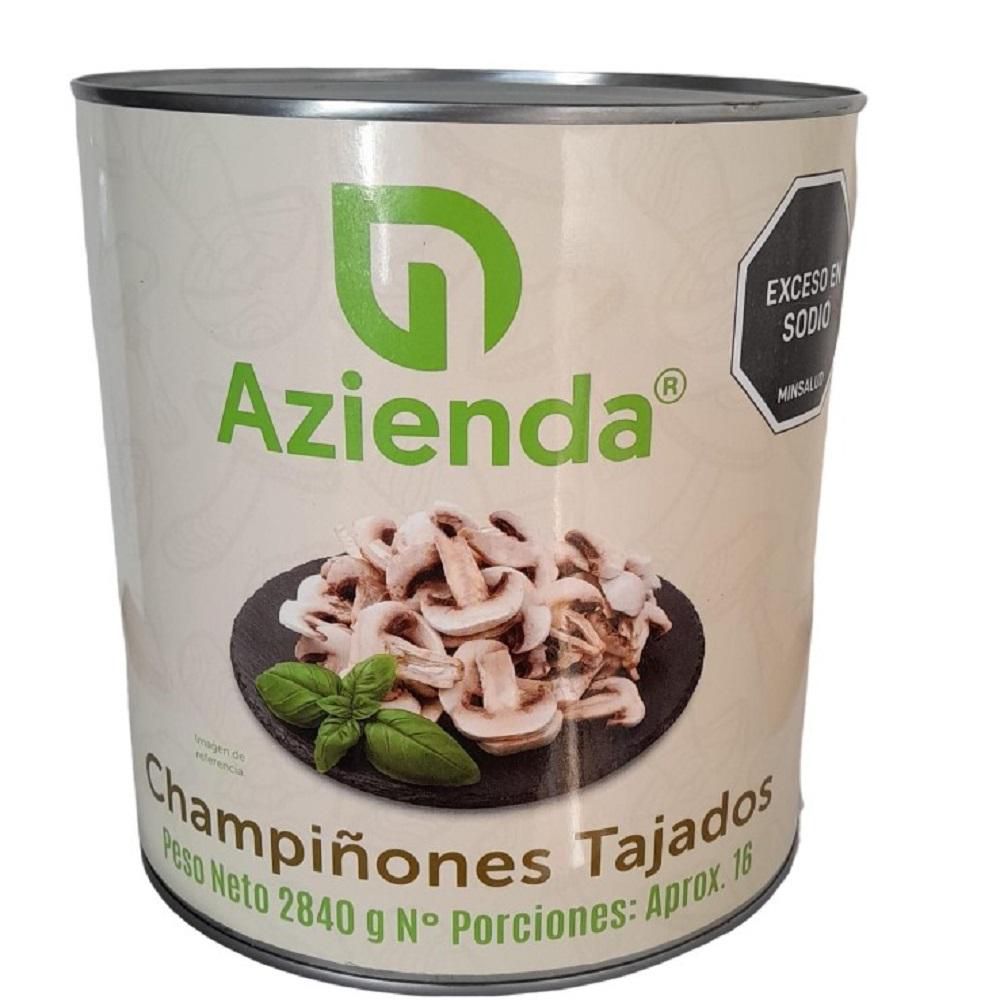 Champiñones AZIENDA tajados en lata (2840  gr)