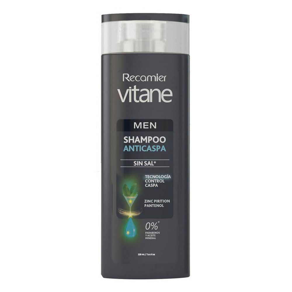 Shampoo VITANE MEN ANTICASPA SIN SAL (220  ml) img #1