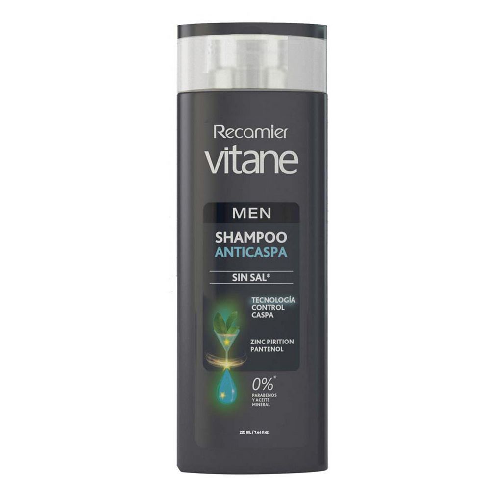 Shampoo VITANE MEN ANTICASPA SIN SAL (220  ml) img #2