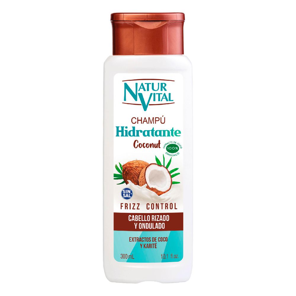 Shampoo NATURALEZA/VIDA hidratante de coco (300  ml)