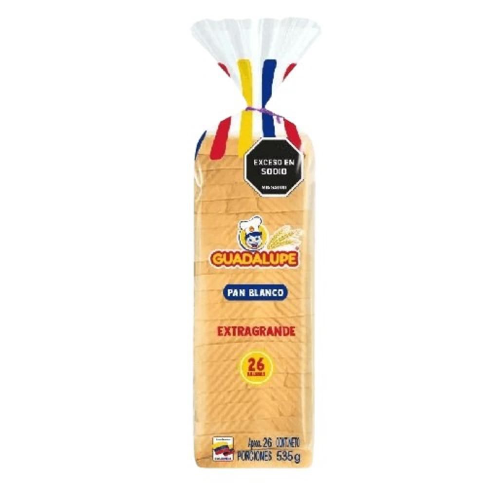 Pan Tajado GUADALUPE Blanco Extragrande (535  gr) img #1