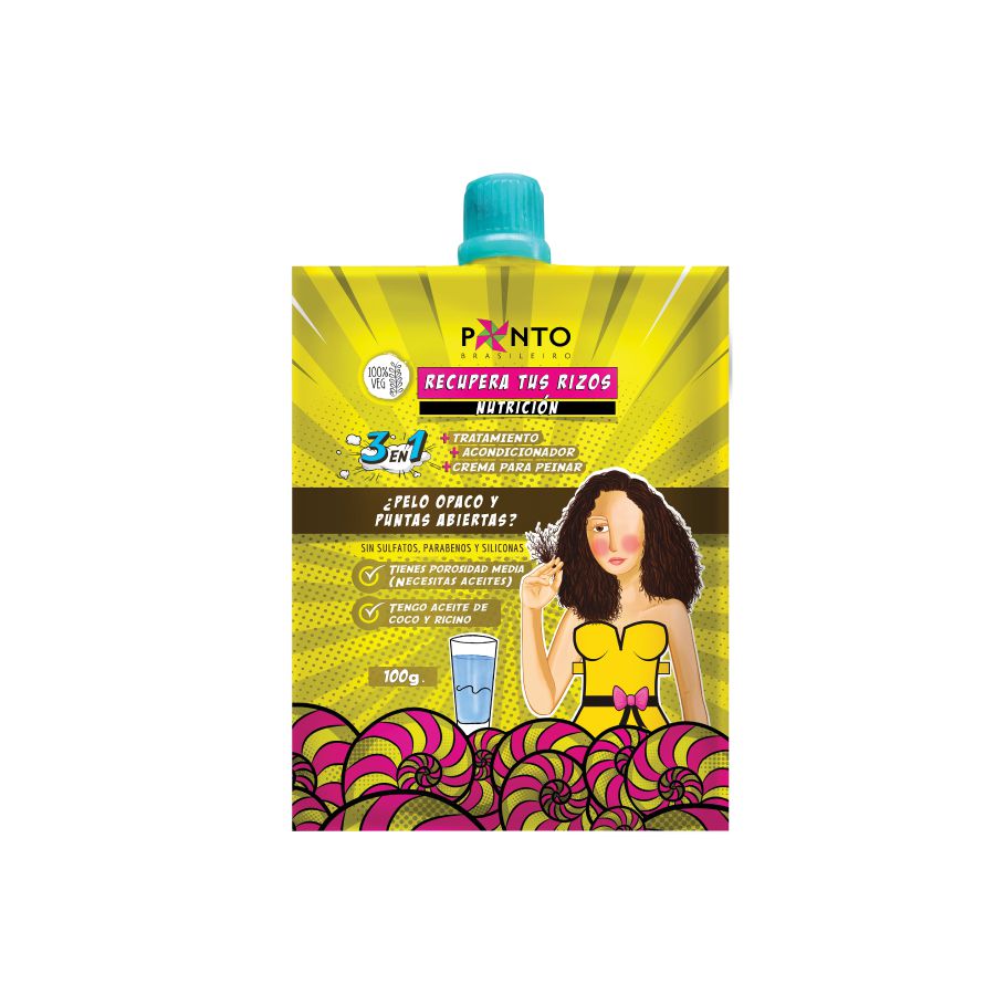 Tratamiento capilar PONTO nutrición en sachet (100  gr) img #1