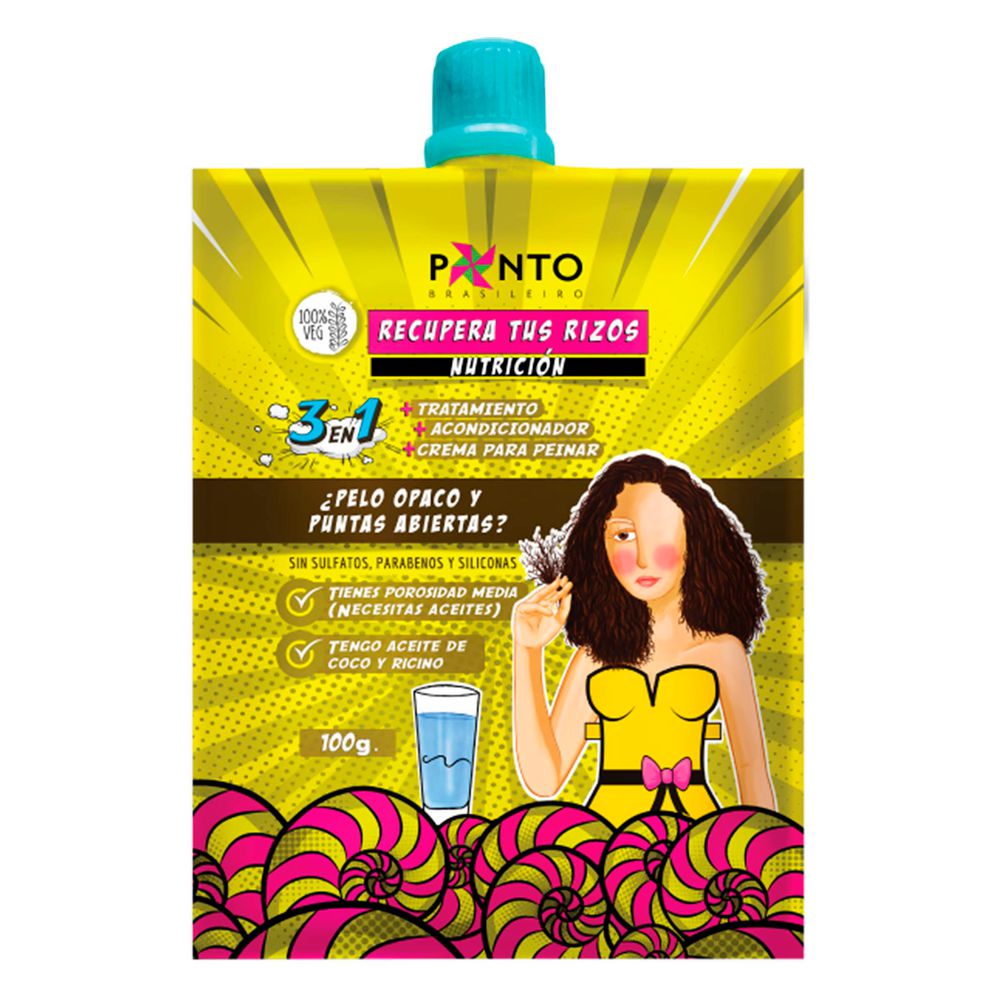 Tratamiento capilar PONTO nutrición en sachet (100  gr) img #2