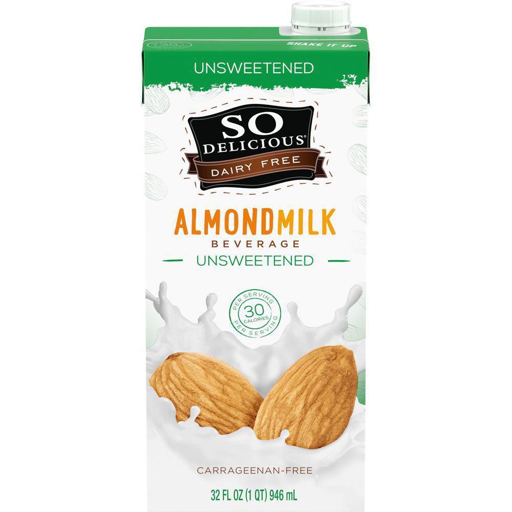 Bebida de almendras SO DELICIOUS DAIRY FREE sin endulzar (946  ml) img #1