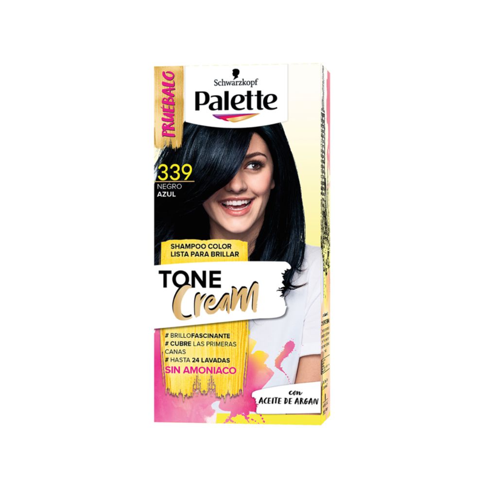 Shampoo PALETTE tone cream negro azul (1  und) img #1