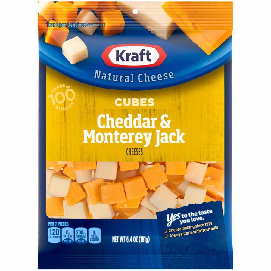 Queso KRAFT Cheddar Monterey Jack Cubos (181  gr) img #2