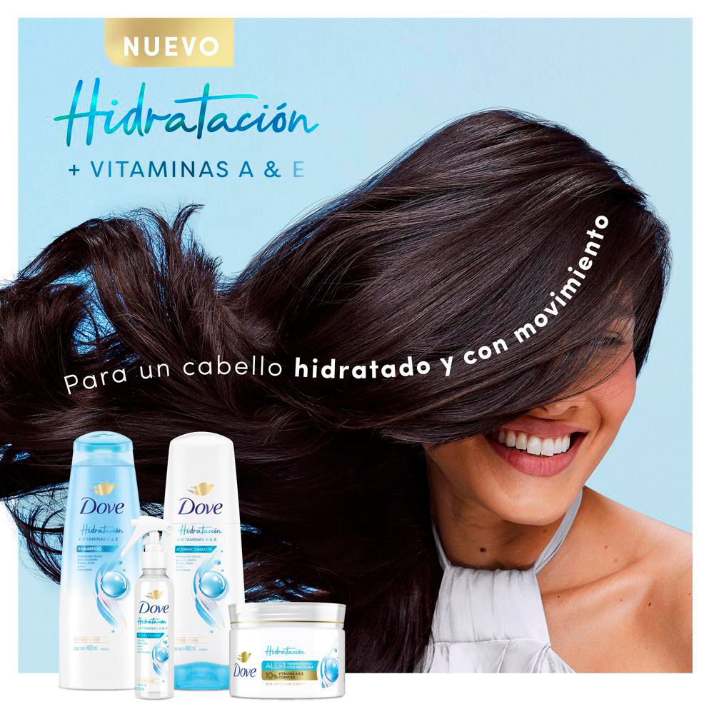 Mascarilla capilar DOVE hidratación tratamiento  (300  ml) img #4