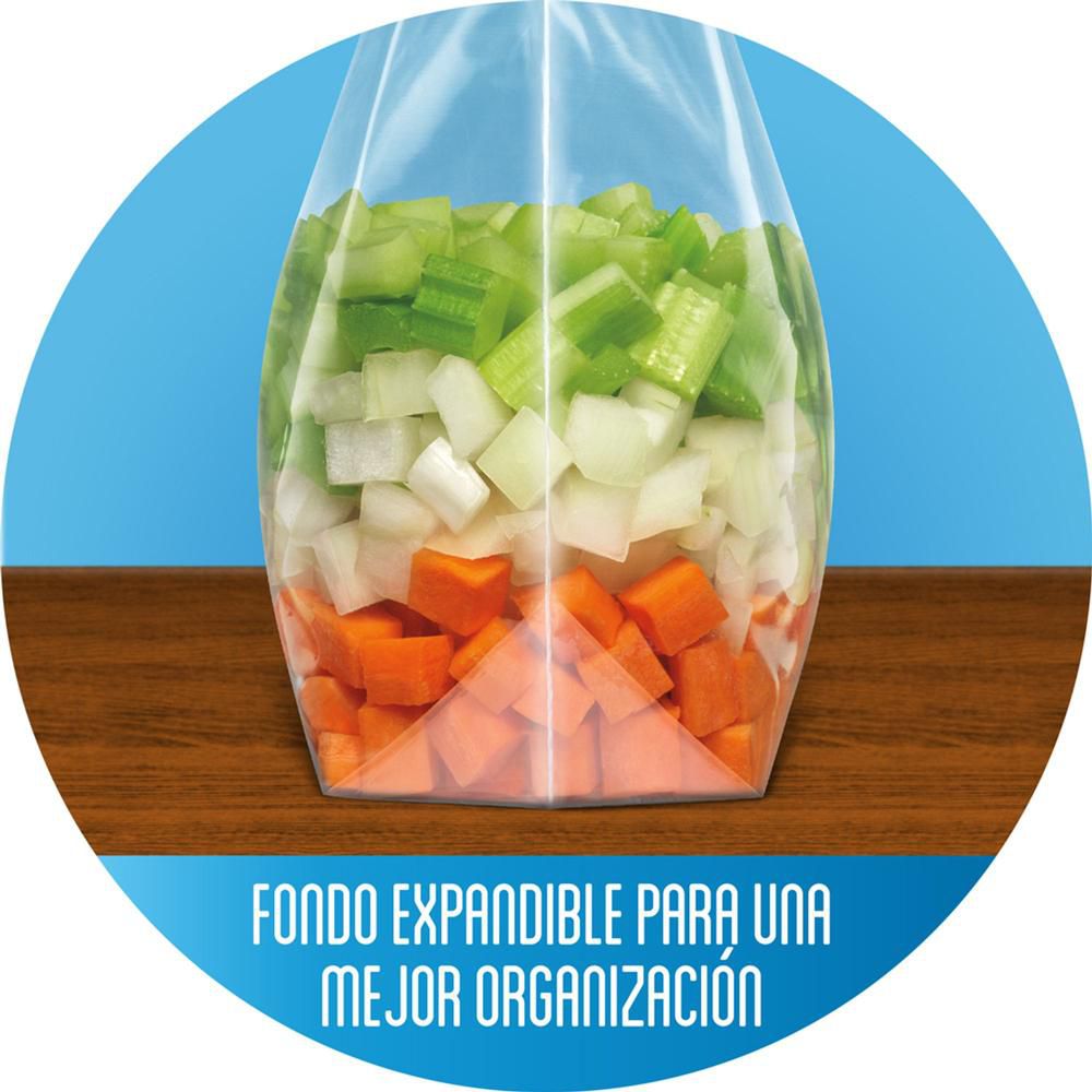 Bolsa reutilizable ZIPLOC para organizar slider grande img #3