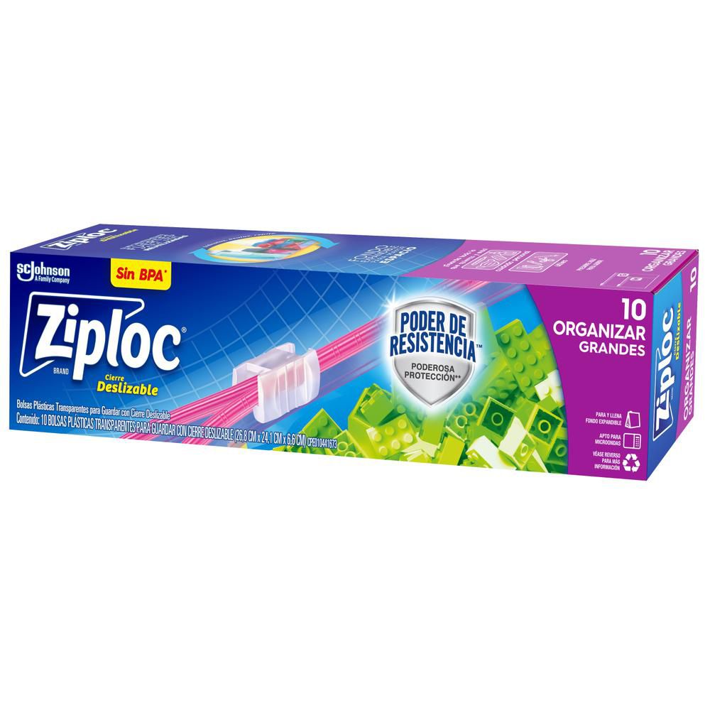 Bolsa reutilizable ZIPLOC para organizar slider grande img #7