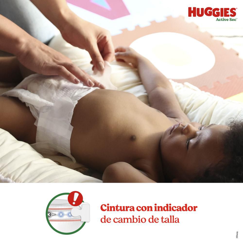 Pañales HUGGIES active sec 3G (100  und) img #7