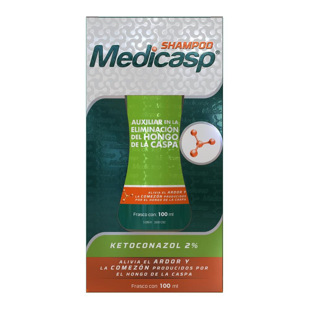 Shampoo MEDICASP ketoconazol anticaspa (100  ml)