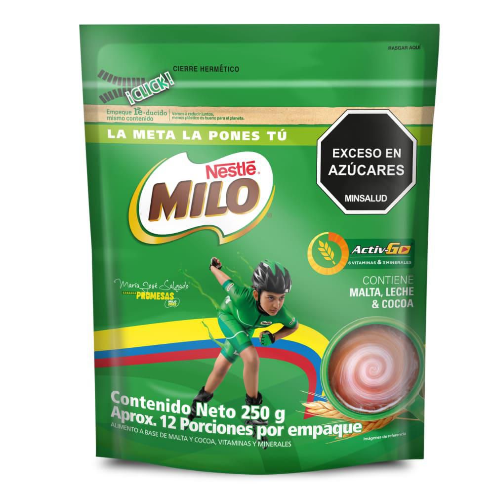 Bebida en polvo MILO a base de malta y cocoa doypack (250  gr) img #2