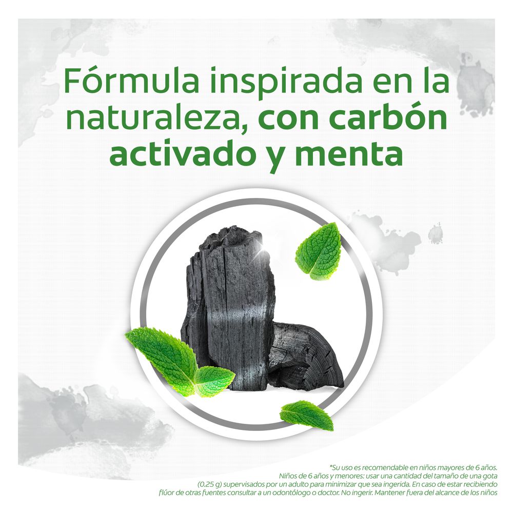 Crema dental COLGATE natural carbón activado y menta (66  ml) img #2