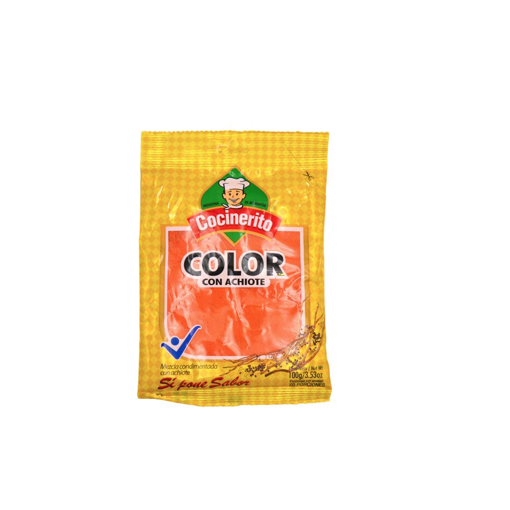Color EL COCINERITO con achiote (100  gr)