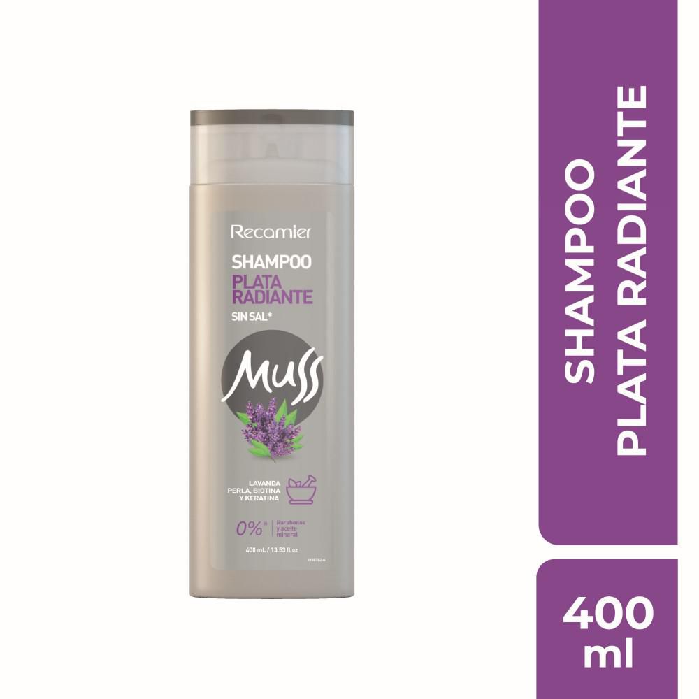 Shampoo MUSS cabello canoso (400  ml)