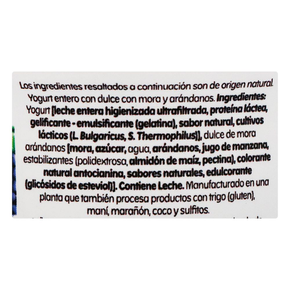 Yogurt griego ALPINA mora y arándano con cereal (150  ml) img #2