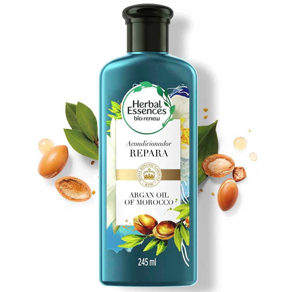 Acondicionador HERBAL ESSENCES BIO RENEW reparador con aceite de argán (245  ml) img #1