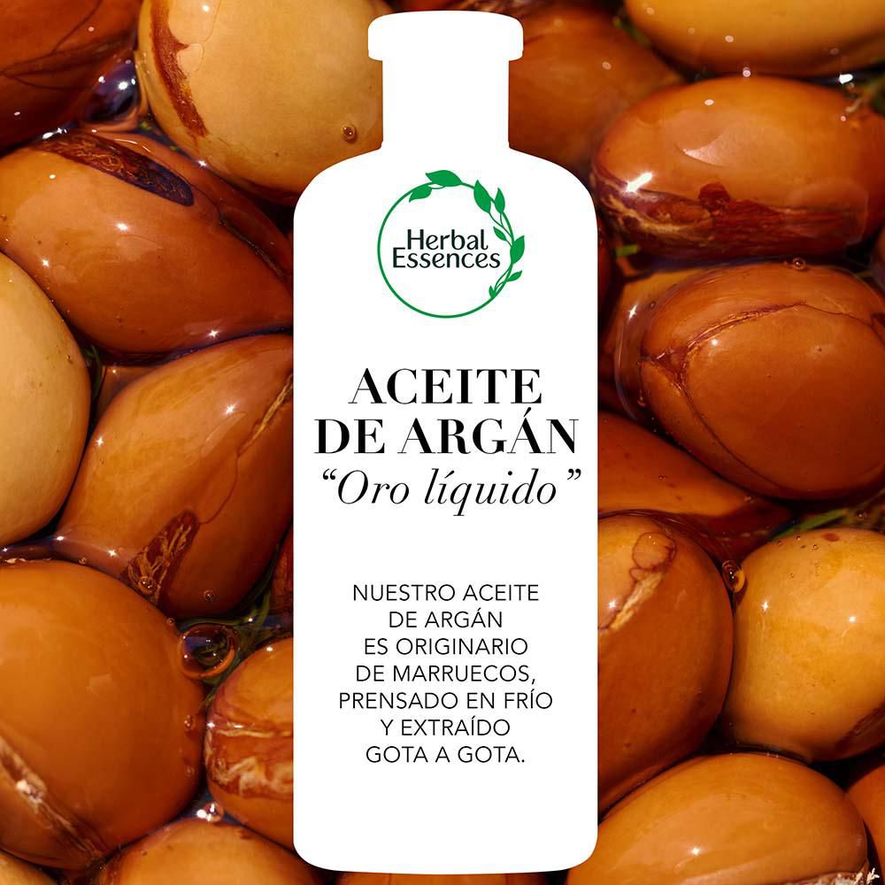 Acondicionador HERBAL ESSENCES BIO RENEW reparador con aceite de argán (245  ml) img #4