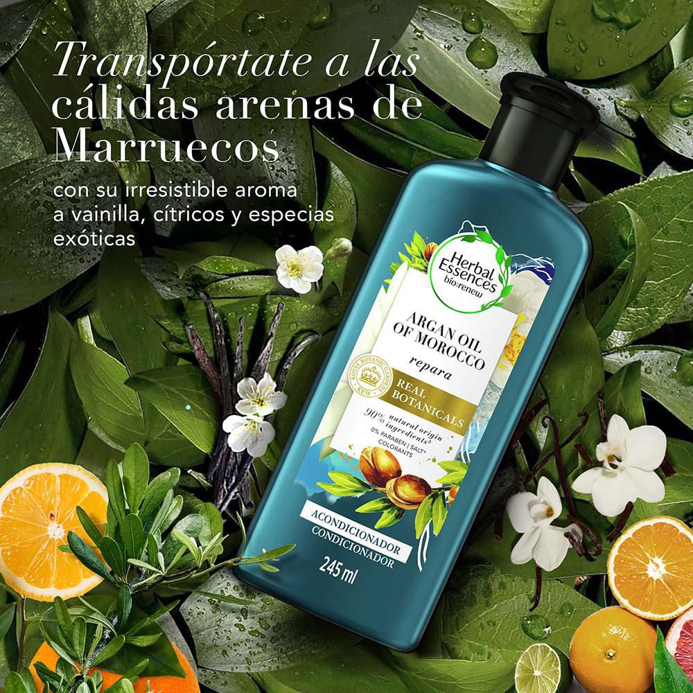 Acondicionador HERBAL ESSENCES BIO RENEW reparador con aceite de argán (245  ml) img #5