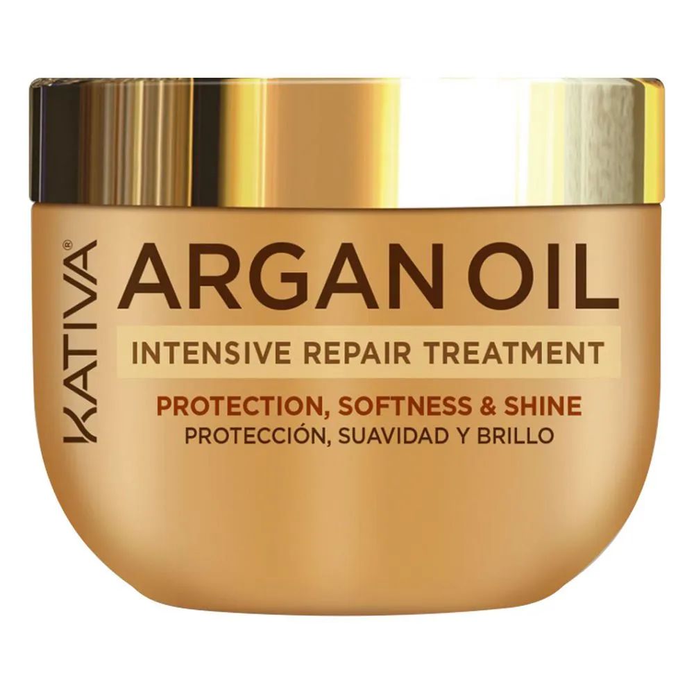 Tratamiento capilar KATIVA reparador con aceite de argán (300  ml)