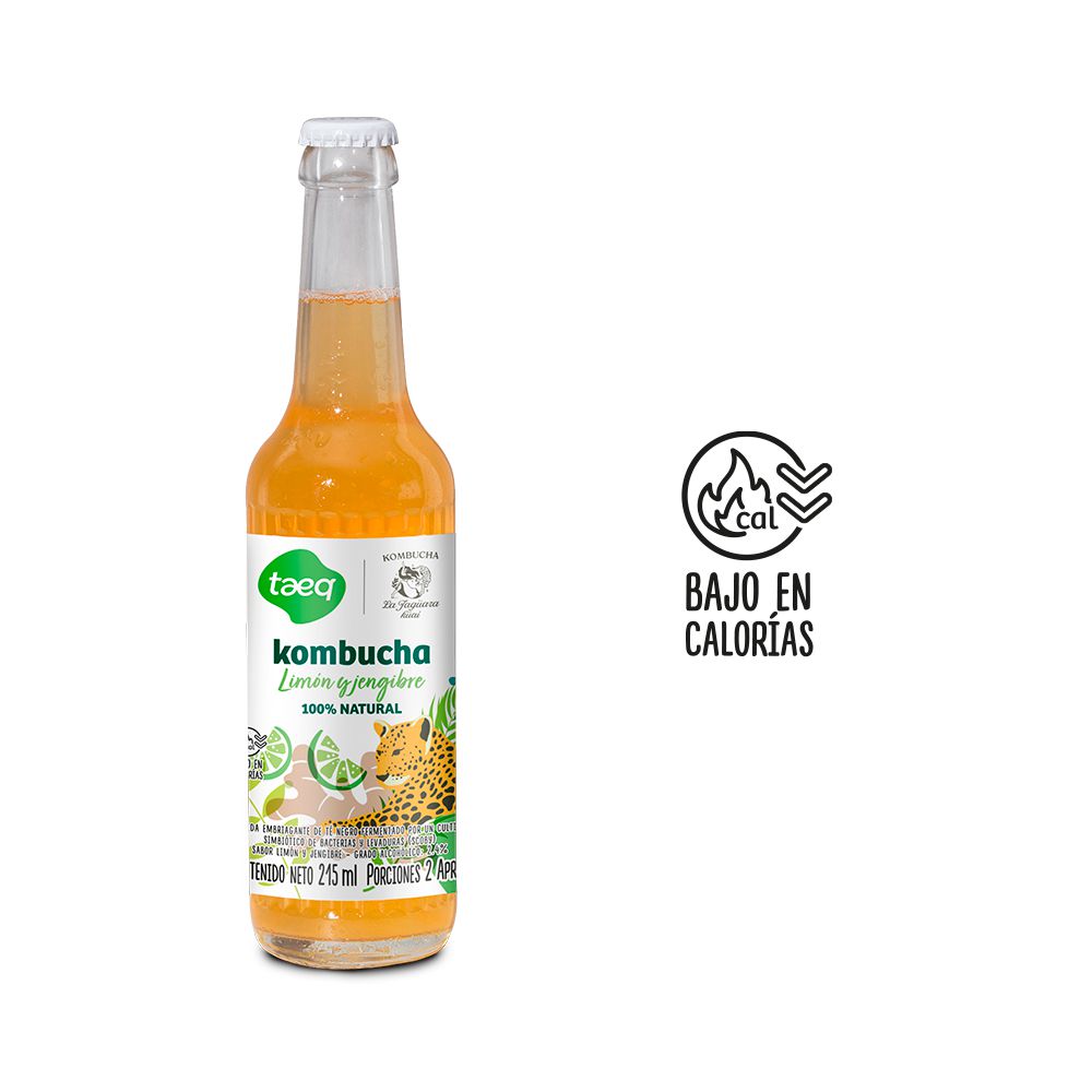Kombucha TAEQ limón y jengibre (215  ml) img #1