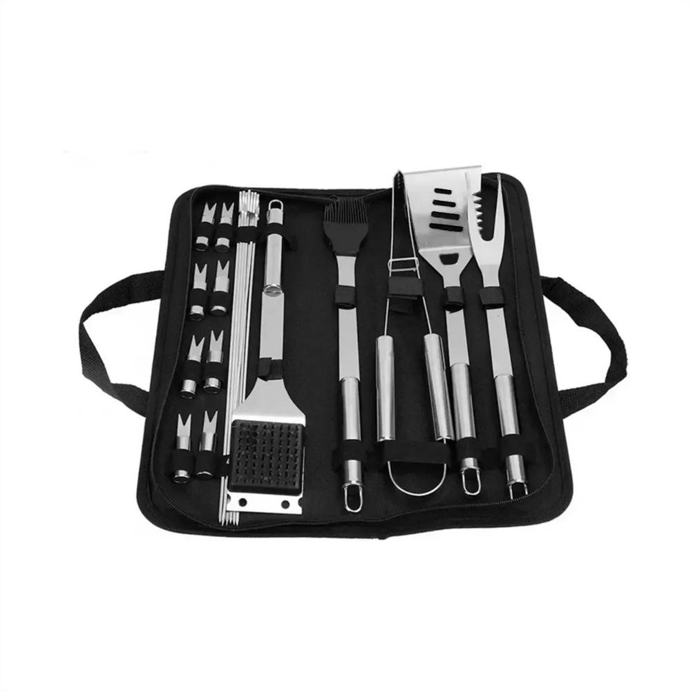 Kit Asado Bbq Utensilios Cocina Acero img #1