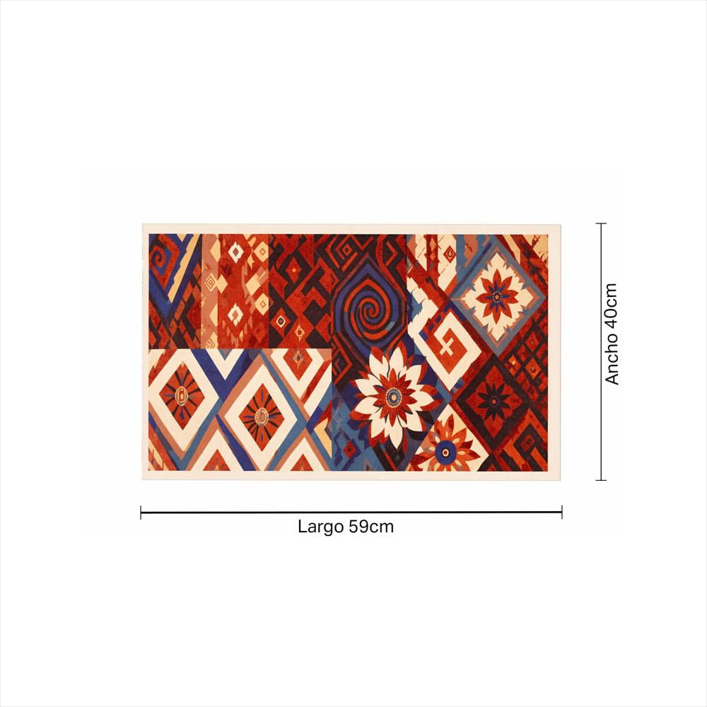 Tapete Absorbente Personalizado 59X40cm 760006 Multicolor img #5