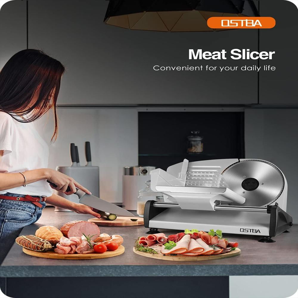 Cortadora De Alimentos Ostba 150W Con Cuchilla De 7.5 Pulgadas img #8