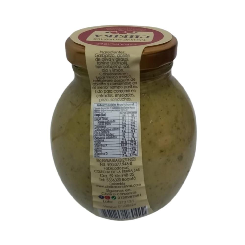 Aderezo CHEIKA tahine garbanzo y hummus (250  gr)
