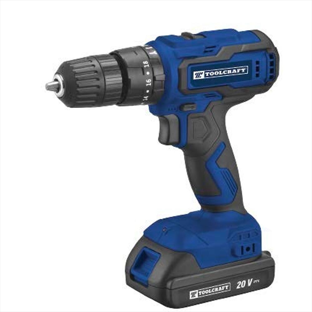 Taladro Inalámbrico 1/2'' 20V Toolcraft Batería Y Cargador img #1